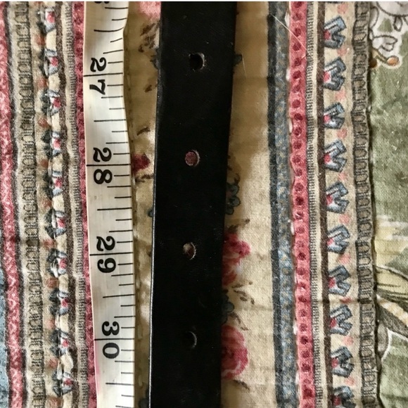 Calvin Klein leather with silver buckle belt in small - Picture 5 of 6